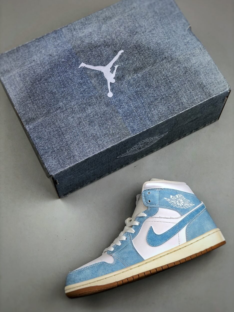 Nike AIR JORDAN 1 MID AJ1 喬1 耐克 低幫文化籃球鞋：圖片 4