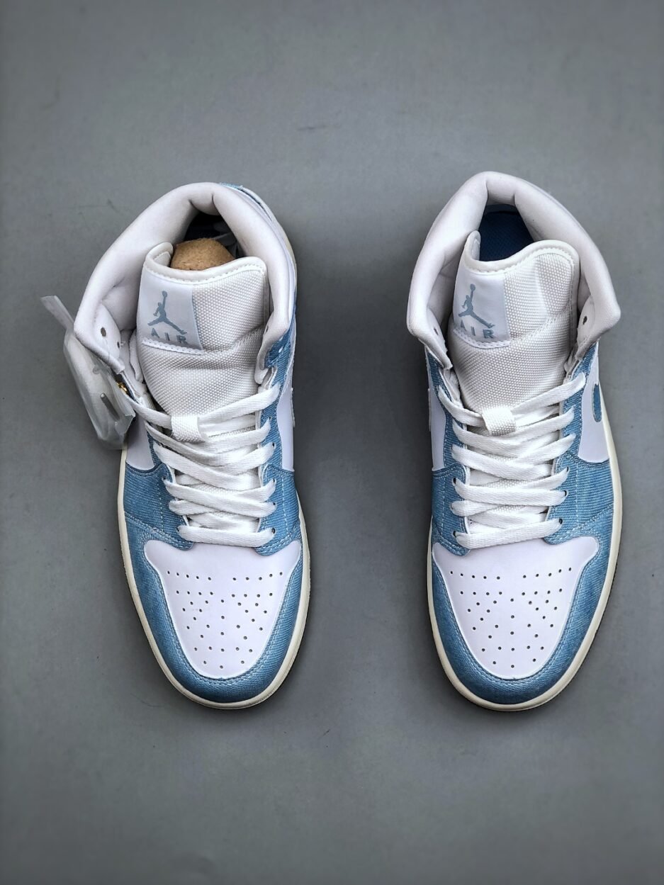 Nike AIR JORDAN 1 MID AJ1 喬1 耐克 低幫文化籃球鞋：圖片 2