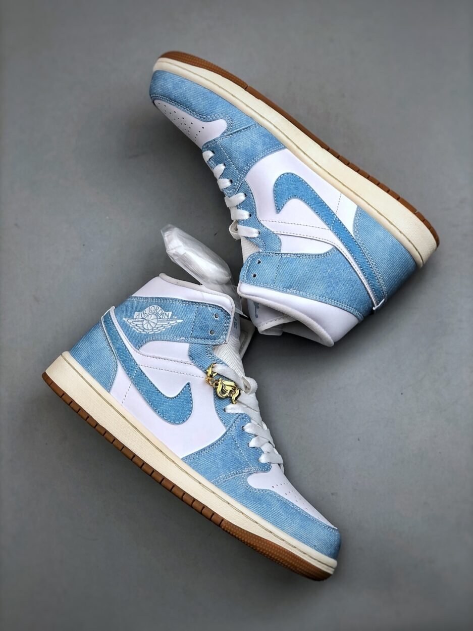 Nike AIR JORDAN 1 MID AJ1 喬1 耐克 低幫文化籃球鞋：圖片 3