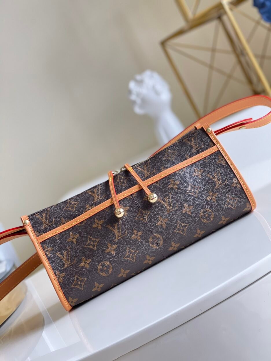 【独家实拍M40008】中古系列斜挎三角金球 Popincourt 斜挎三角金球包，唐嫣同款，