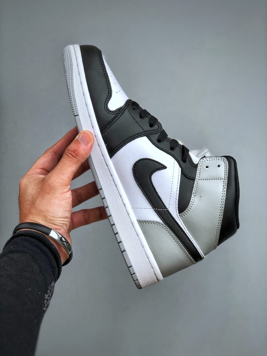 乔丹Air Jordan 1  白黑灰”低幫文化籃球鞋：圖片 2