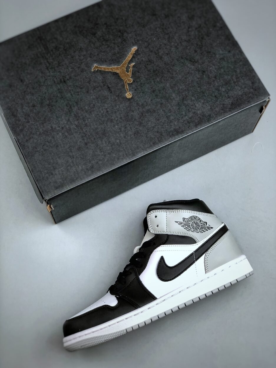 乔丹Air Jordan 1  白黑灰”低幫文化籃球鞋：圖片 3