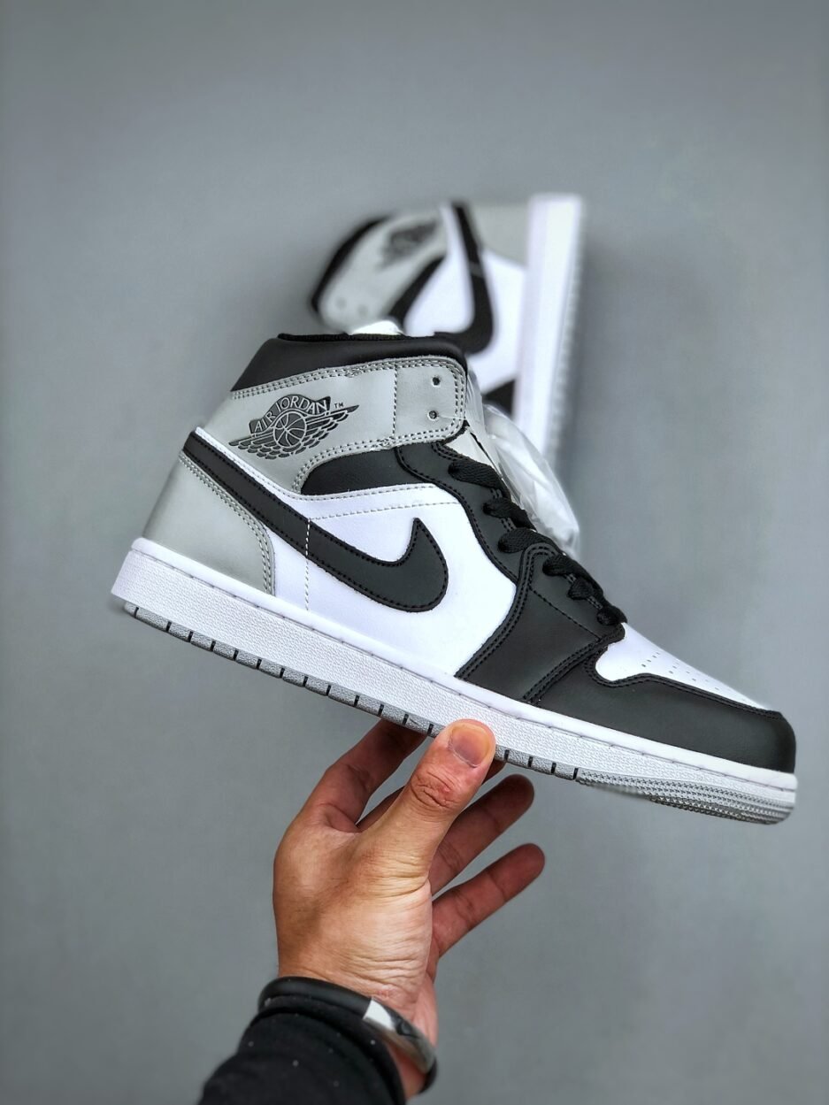 乔丹Air Jordan 1  白黑灰”低幫文化籃球鞋：圖片 4