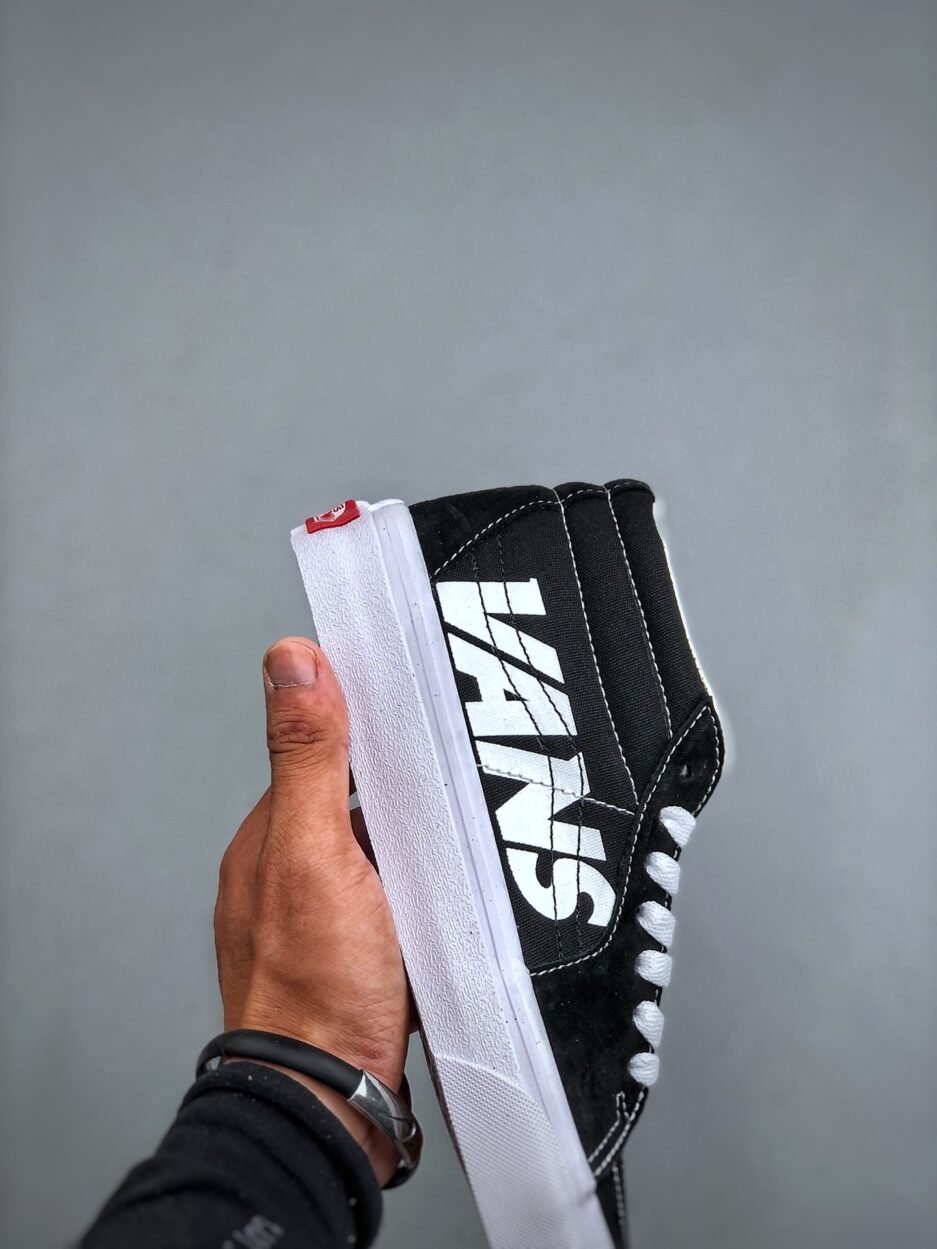 VANS 範斯 SK8-LOW 經典款 中幫黑白 休閒板鞋帆布鞋   VN0A4UUK2V4：圖片 3