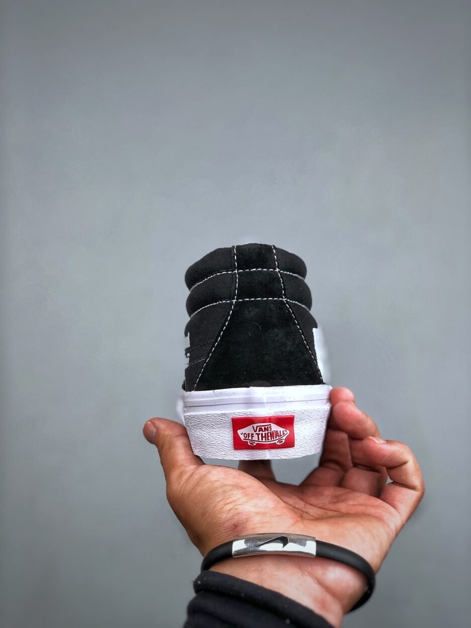 VANS 範斯 SK8-LOW 經典款 中幫黑白 休閒板鞋帆布鞋   VN0A4UUK2V4：圖片 4