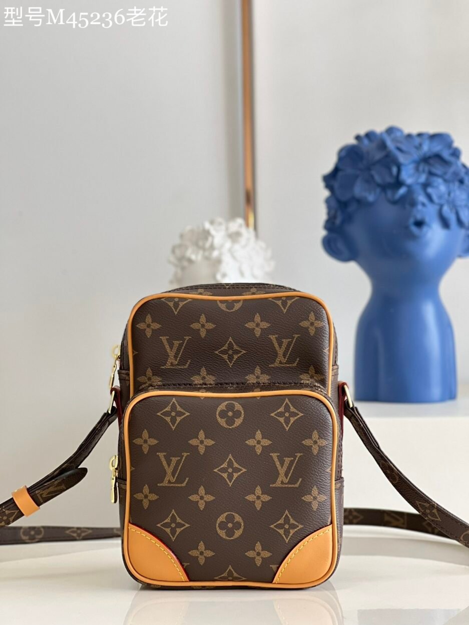 中古双层相机包【独家实拍M45236老花】