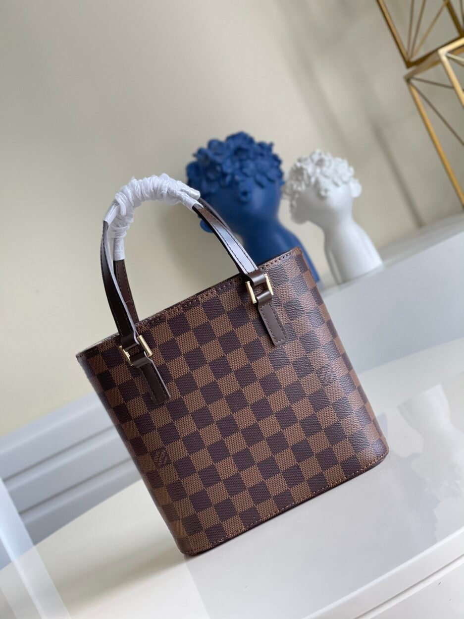 限量款中古款購物袋【独家实拍M51172咖格】