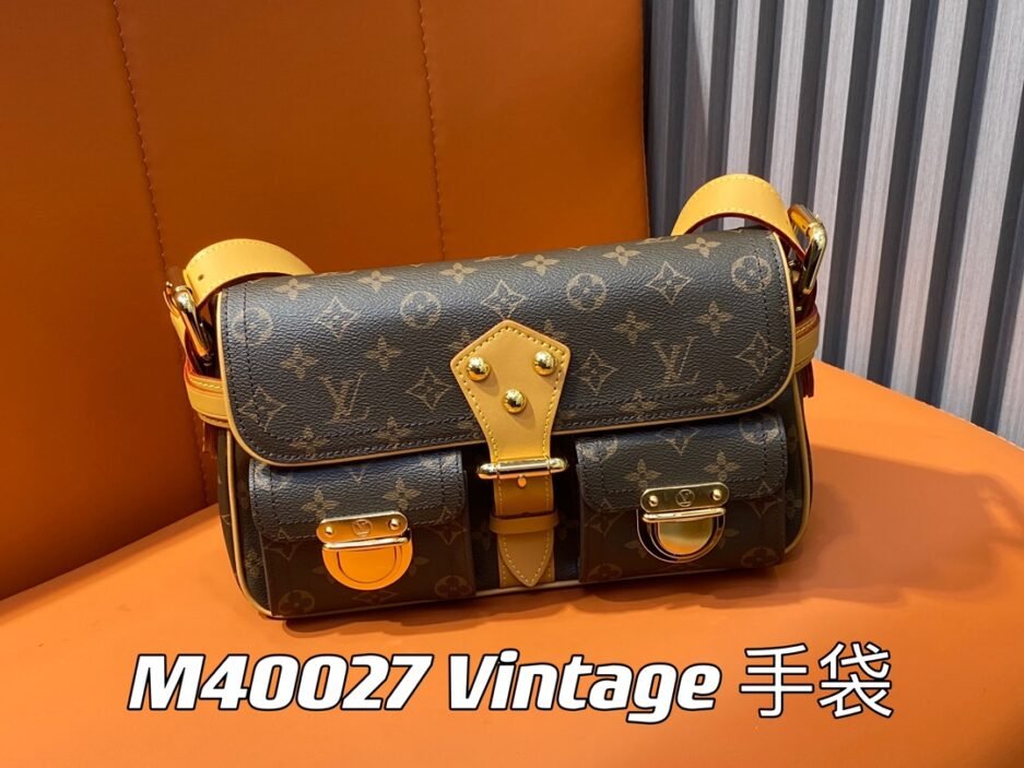中古曼哈顿单肩包系列 Vintage 手袋   M40027老花