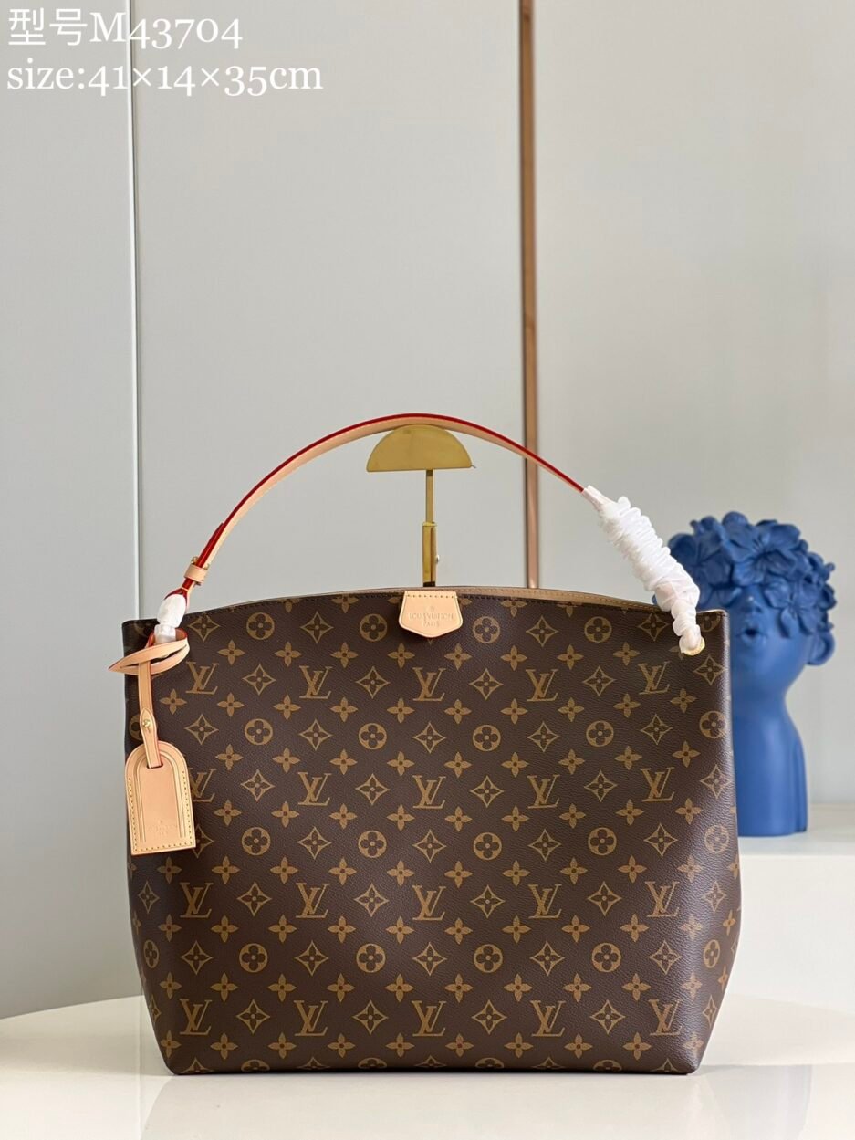 Delightful中古版购物袋【独家实拍M43704杏色大号】