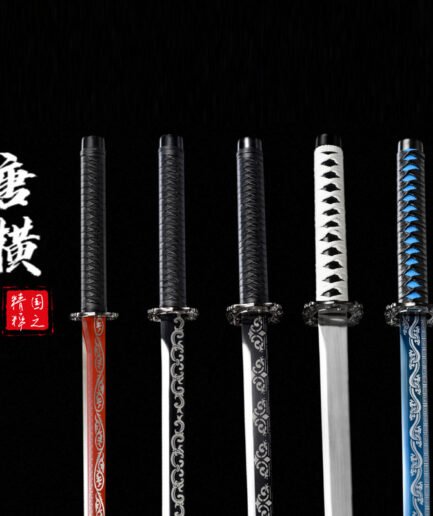 龙泉刀剑一体锻打直刀唐横刀绣春刀冷兵器动漫影视宝剑锰钢未开刃