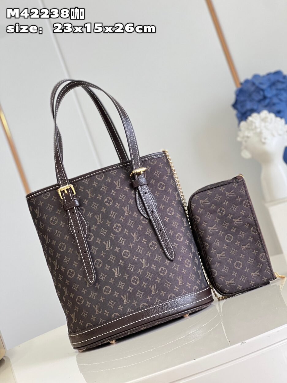 M95226 Nano Bucket中古水桶包【独家实拍 M42238咖 】