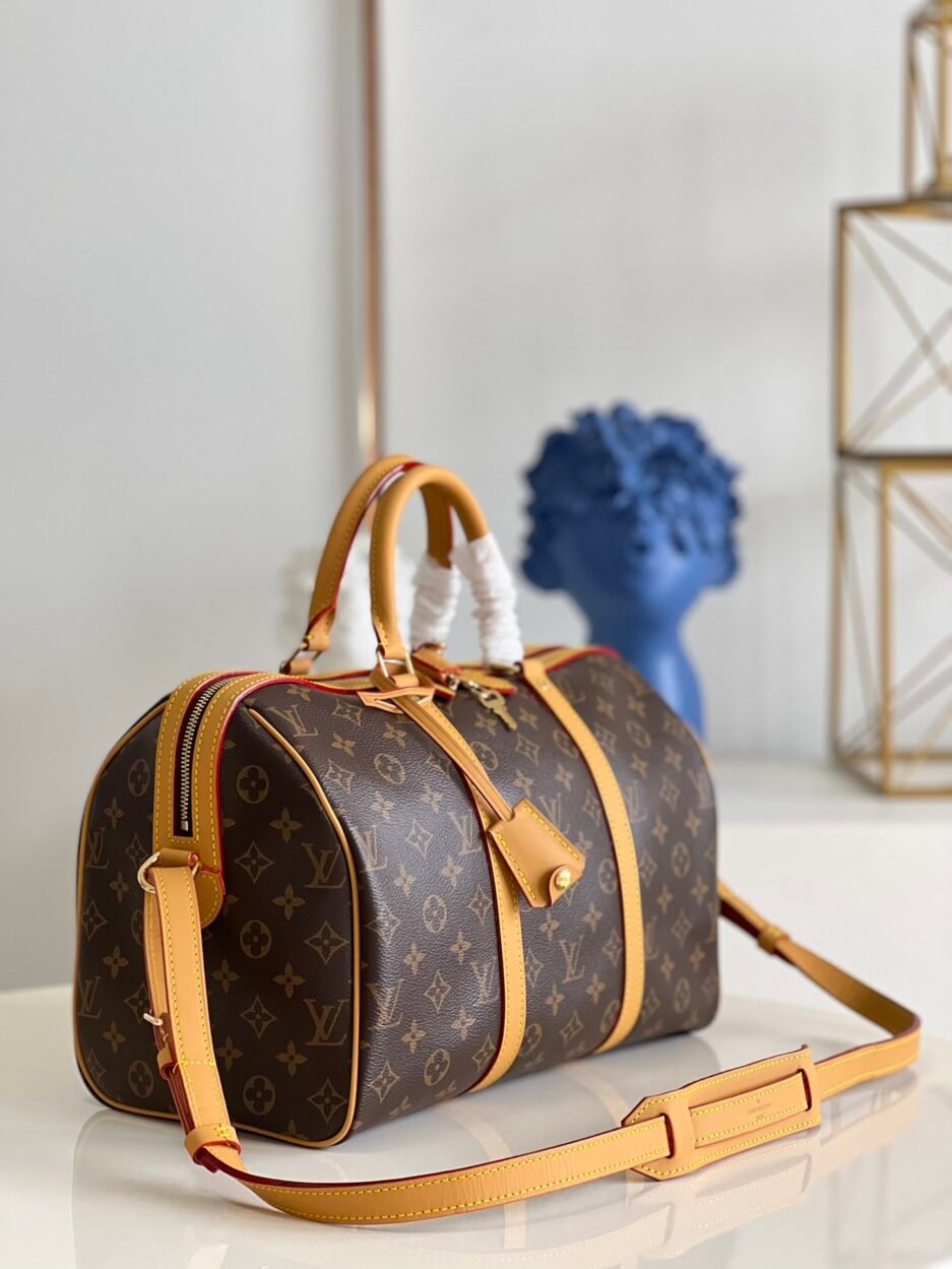 Keepall 35手袋【独家实拍M42426老花】