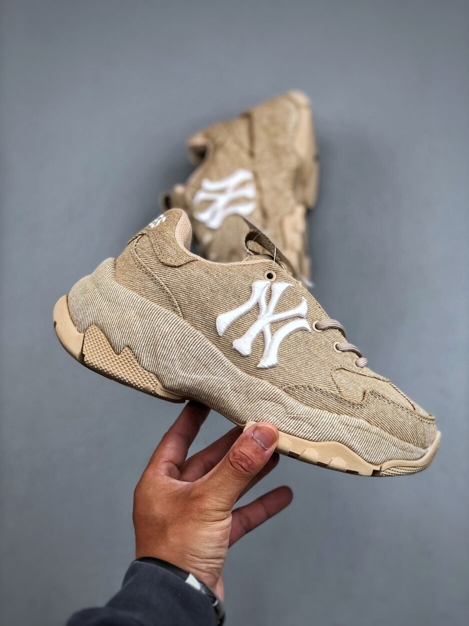 MLB BIGBALL CHUNKYALL OVER DENIM 潮流百搭 厚底增高 舒適休閒鞋：圖片 2