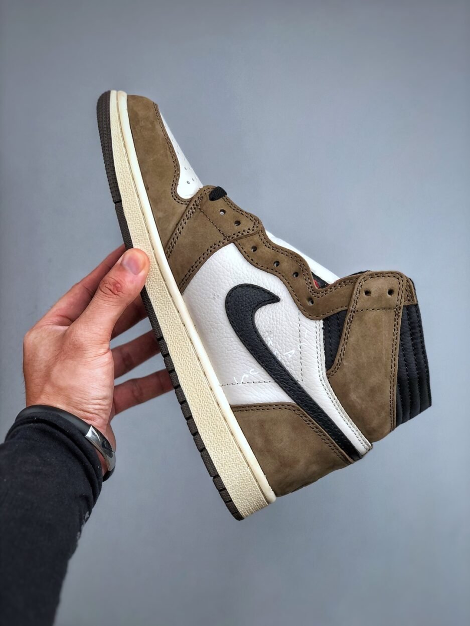 Nike AIR JORDAN 1 HIGH OG TS SP AJ1代邁克爾·喬丹高幫耐克經典復古百搭休閒文化運動籃球鞋：圖片 10