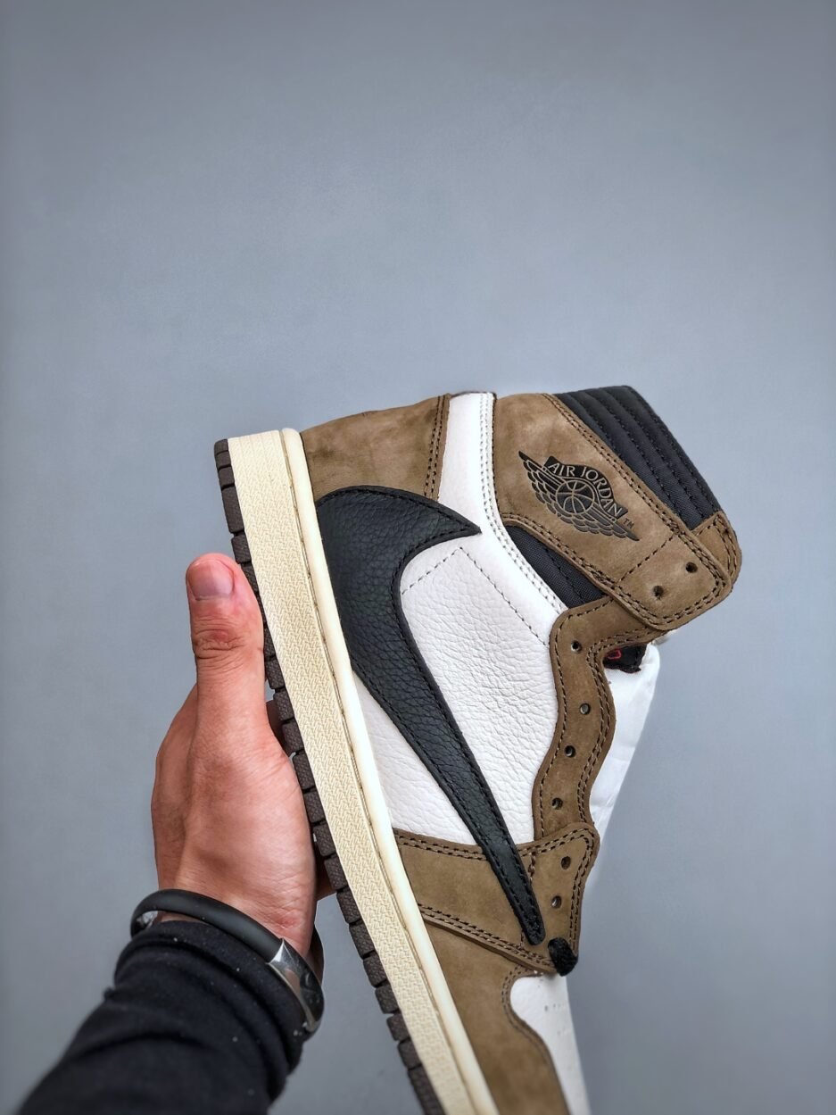 Nike AIR JORDAN 1 HIGH OG TS SP AJ1代邁克爾·喬丹高幫耐克經典復古百搭休閒文化運動籃球鞋：圖片 8