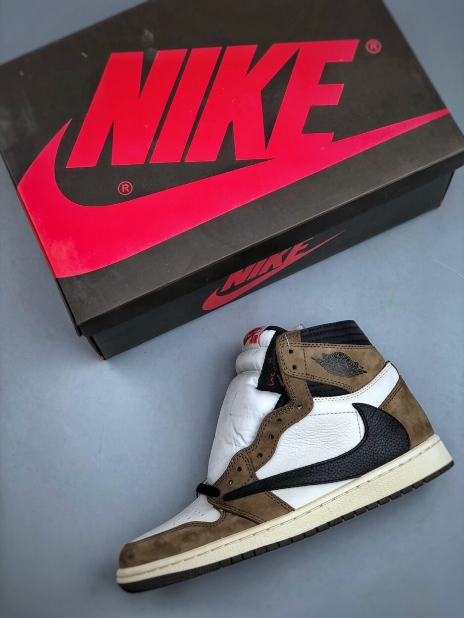 Nike AIR JORDAN 1 HIGH OG TS SP AJ1代邁克爾·喬丹高幫耐克經典復古百搭休閒文化運動籃球鞋：圖片 2