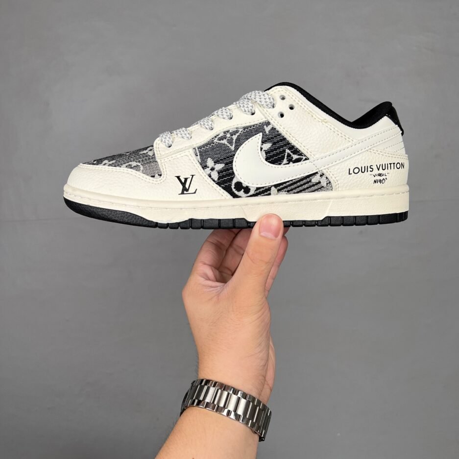 耐克 Travis Scott x Fragment Design x Jordan Air Jordan 1 Low OG SP “問界聯名——鎏金黑 低幫休閒板鞋:圖片 6
