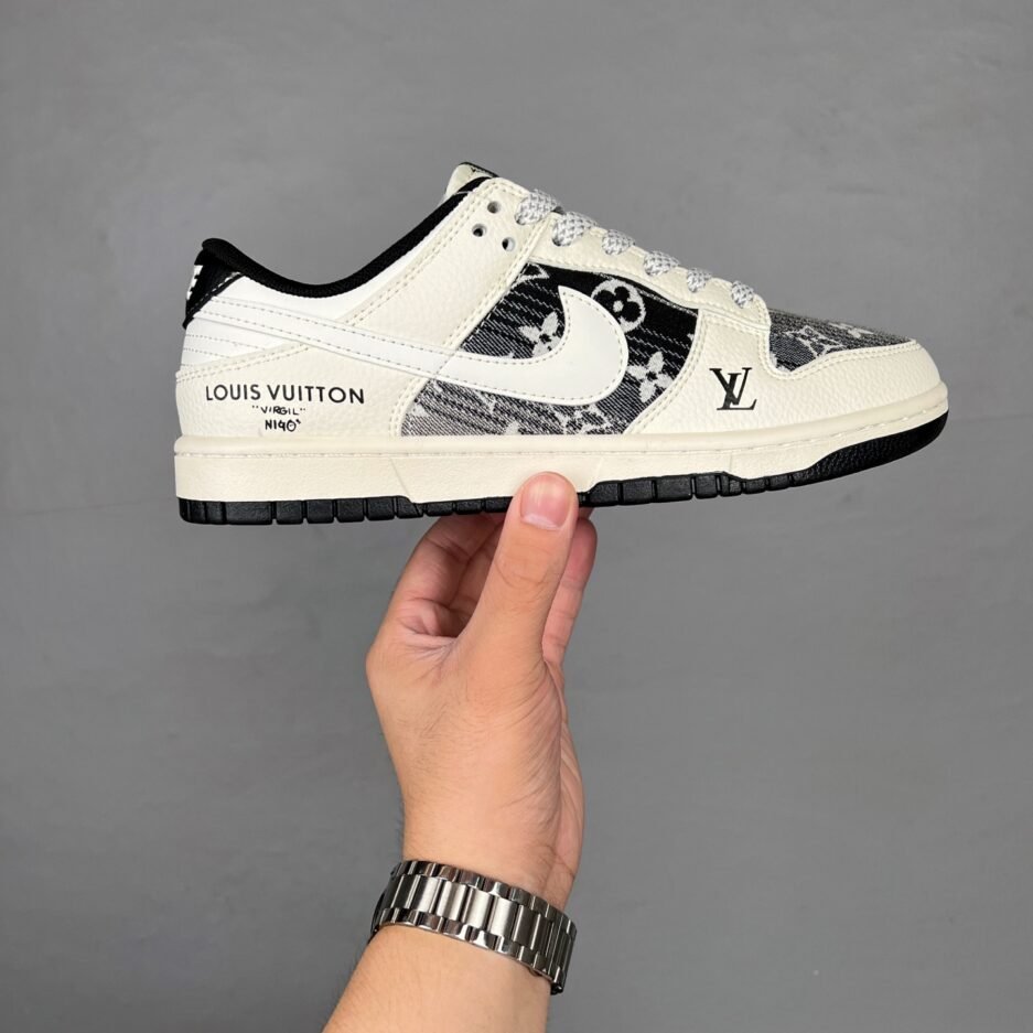 耐克 Travis Scott x Fragment Design x Jordan Air Jordan 1 Low OG SP “問界聯名——鎏金黑 低幫休閒板鞋:圖片 3
