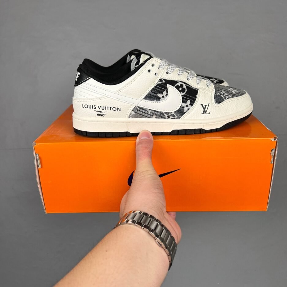 耐克 Travis Scott x Fragment Design x Jordan Air Jordan 1 Low OG SP “問界聯名——鎏金黑 低幫休閒板鞋:圖片 2