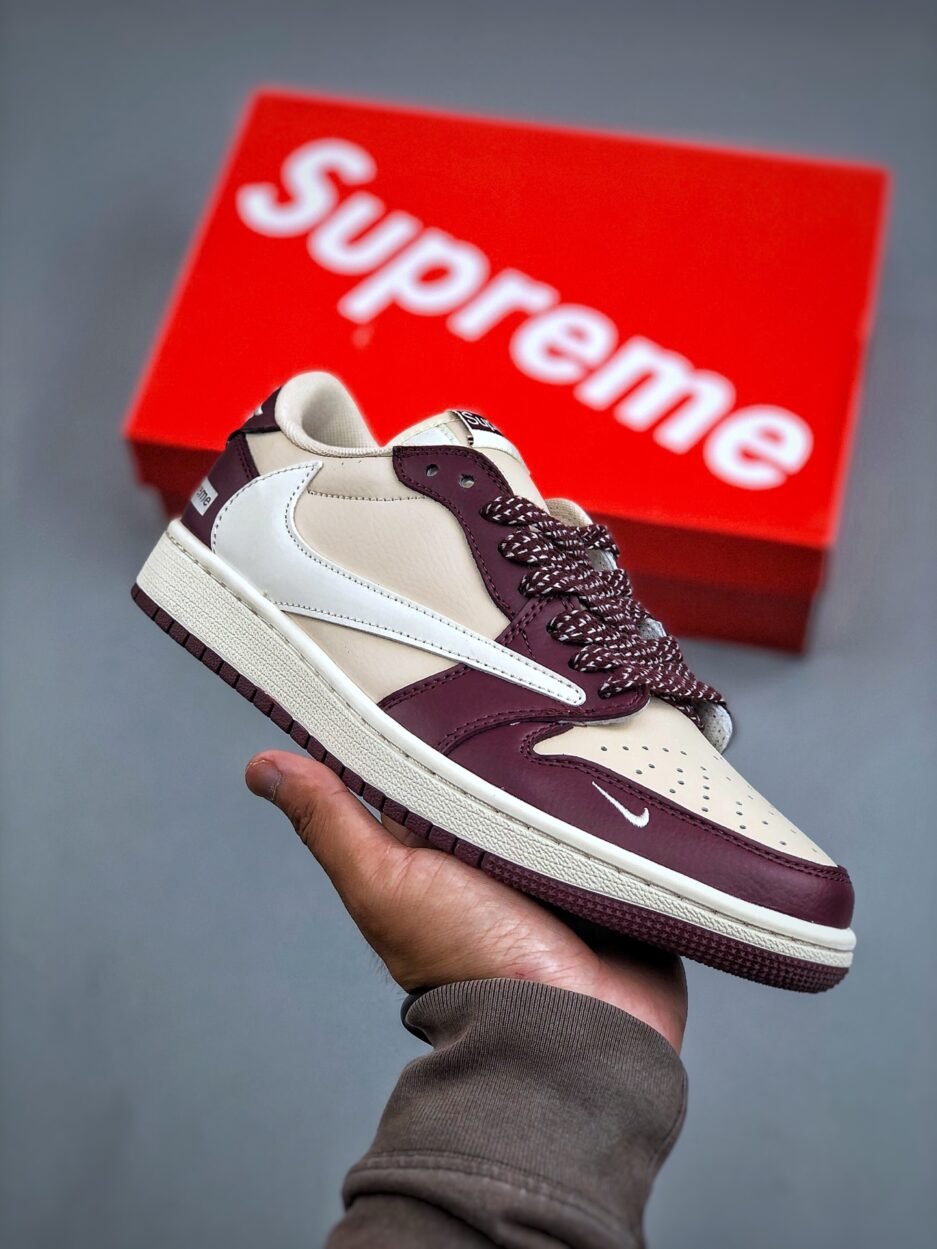 C版 Nike Air Jordan 1 Low OG SP 倒鉤聯名款 低幫休閒板鞋 定制鞋盒 大廠純原品質出貨：圖片 2