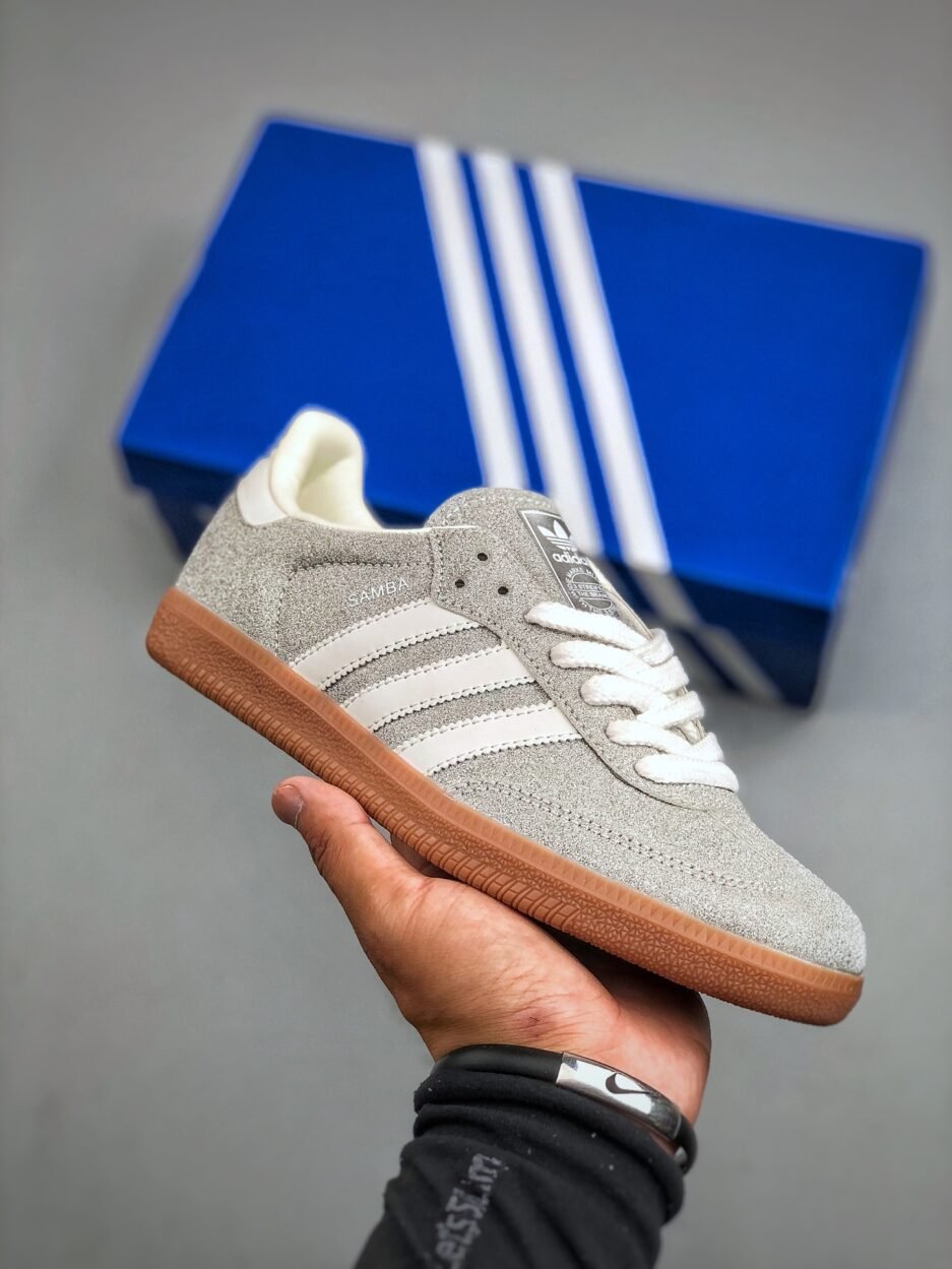 Adidas Originals Samba OG 森巴舞系列 阿迪达斯三葉草 紳士德訓足球風百搭低幫休閒運動板鞋：圖片 7