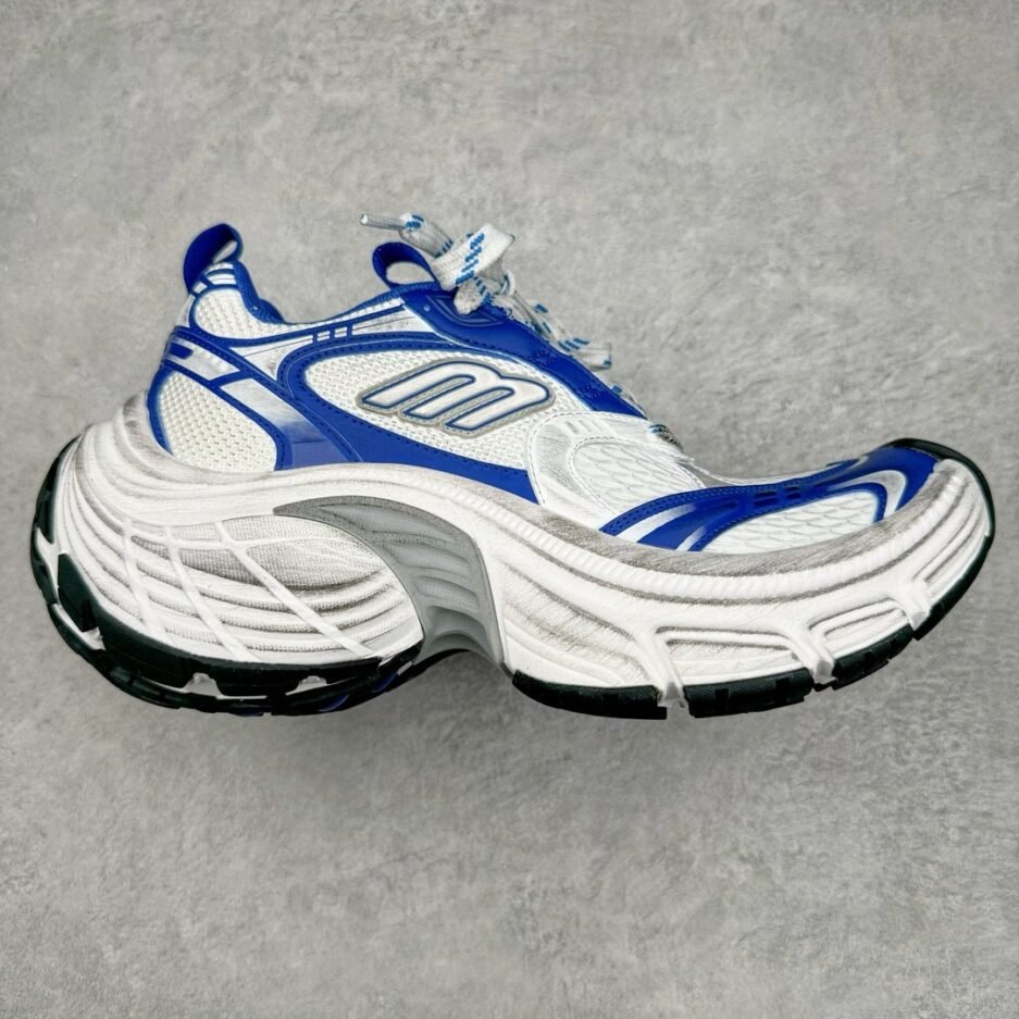 LZ純原 BALENCIAGA 10XL Sneakers 巴黎世家網布系帶低幫走秀復古老爹鞋：圖片 3