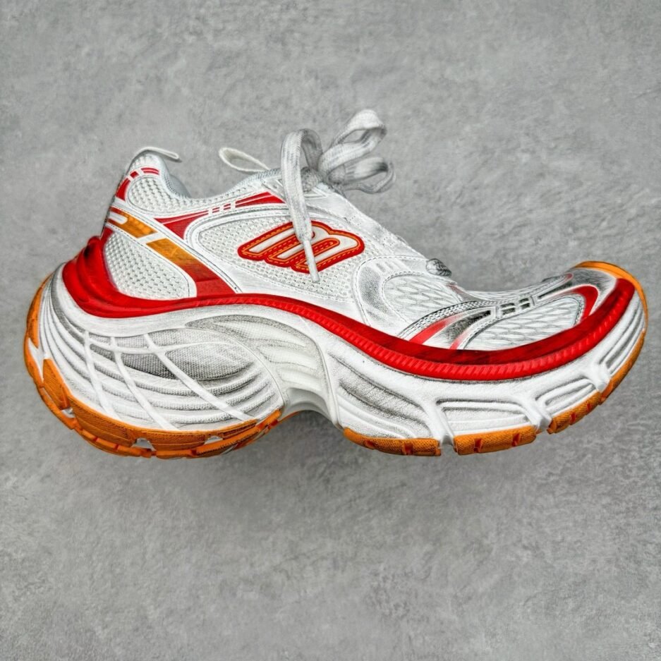 LZ純原 BALENCIAGA 10XL Sneakers 巴黎世家網布系帶低幫走秀復古老爹鞋：圖片 5