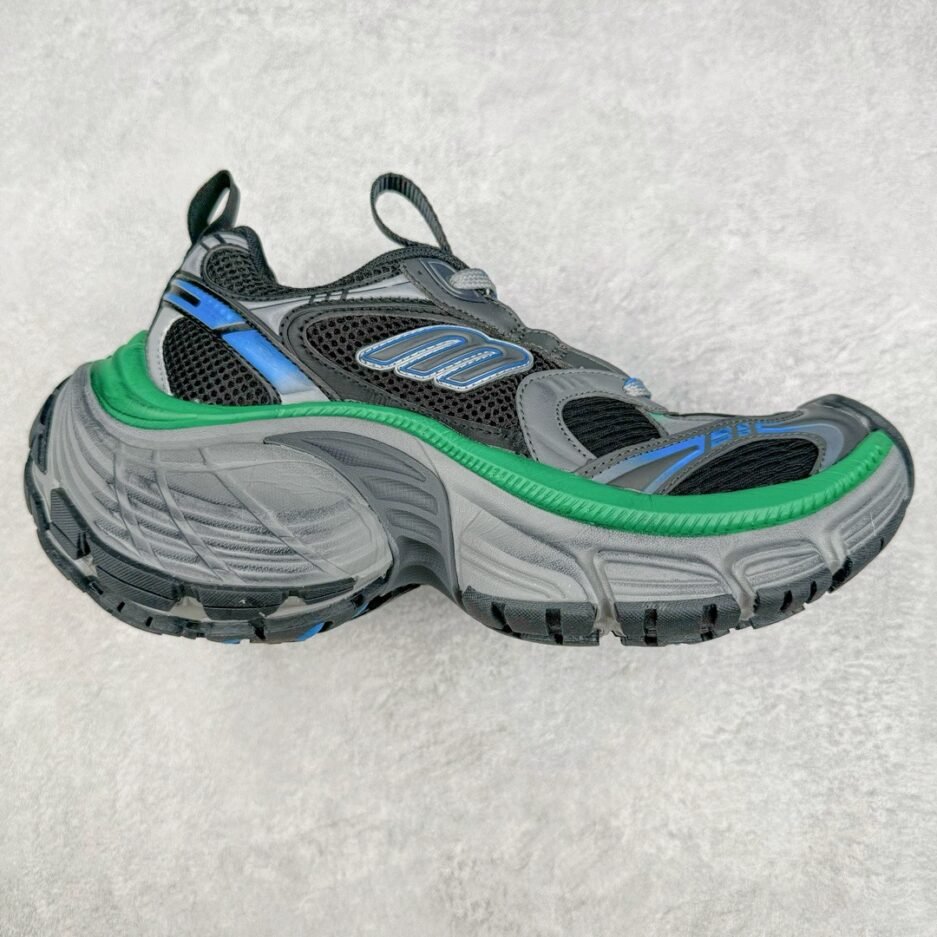 LZ純原 BALENCIAGA 10XL Sneakers 巴黎世家網布系帶低幫走秀復古老爹鞋