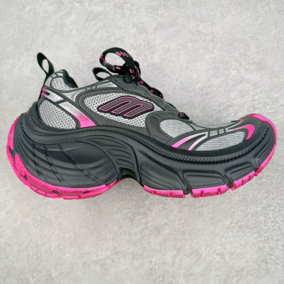 LZ純原 BALENCIAGA 10XL Sneakers 巴黎世家網布系帶低幫走秀復古老爹鞋：圖片 8