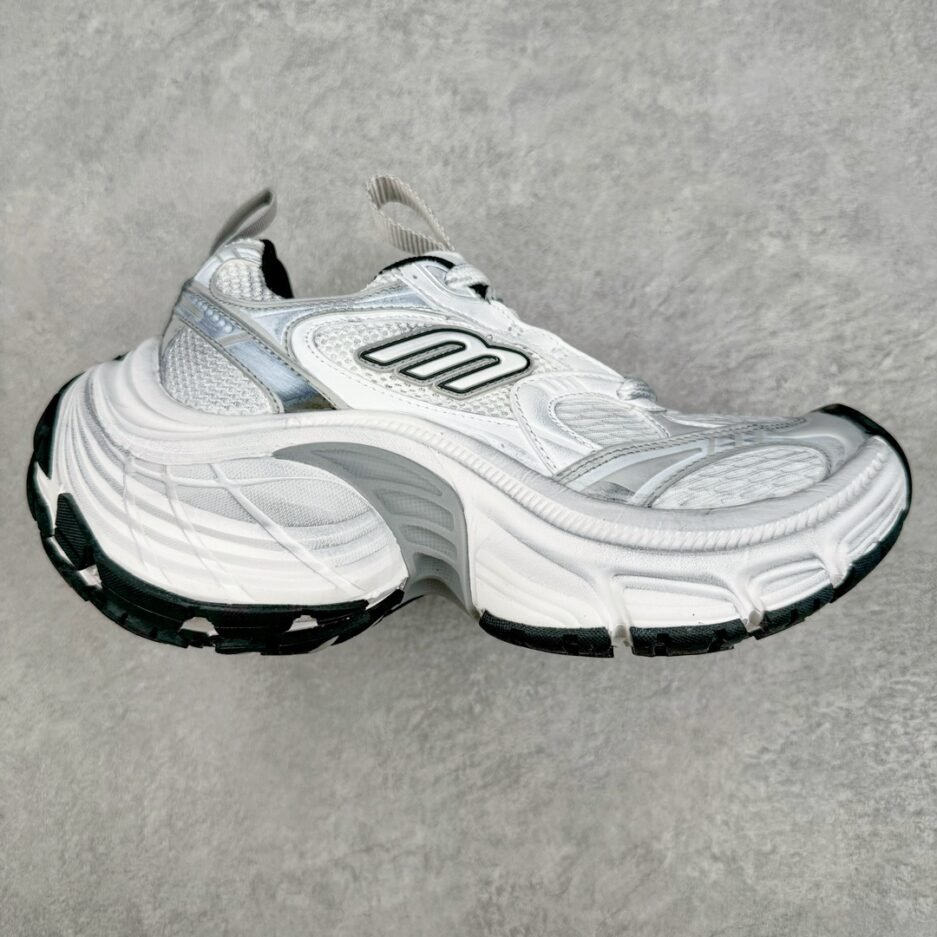 LZ純原 BALENCIAGA 10XL Sneakers 巴黎世家網布系帶低幫走秀復古老爹鞋：圖片 9