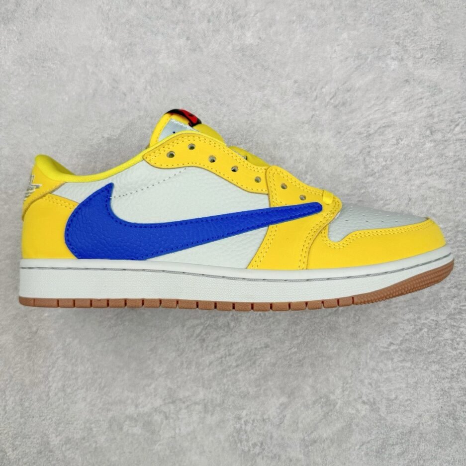 乔丹 Travis Scott x Air Jordan AJ1 Low TS聯名倒鉤低幫系列  篮球鞋：圖片 3