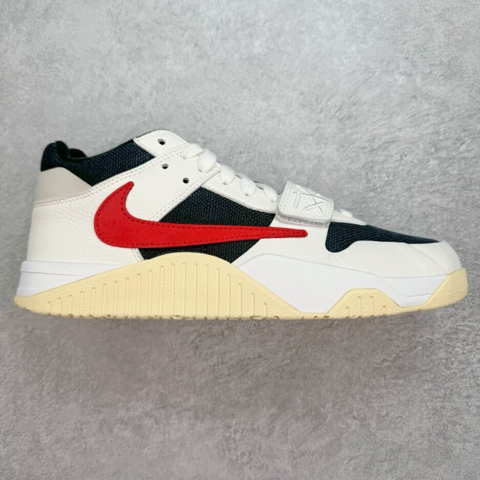 乔丹 Travis Scott x Jordan AJ Cut The Check TS倒鉤聯名魔術貼籃球鞋：圖片 4