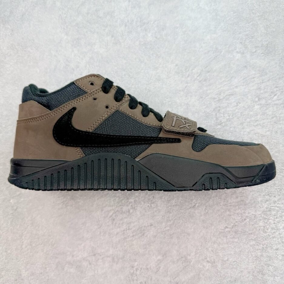 乔丹 Travis Scott x Jordan AJ Cut The Check TS倒鉤聯名魔術貼籃球鞋：圖片 3