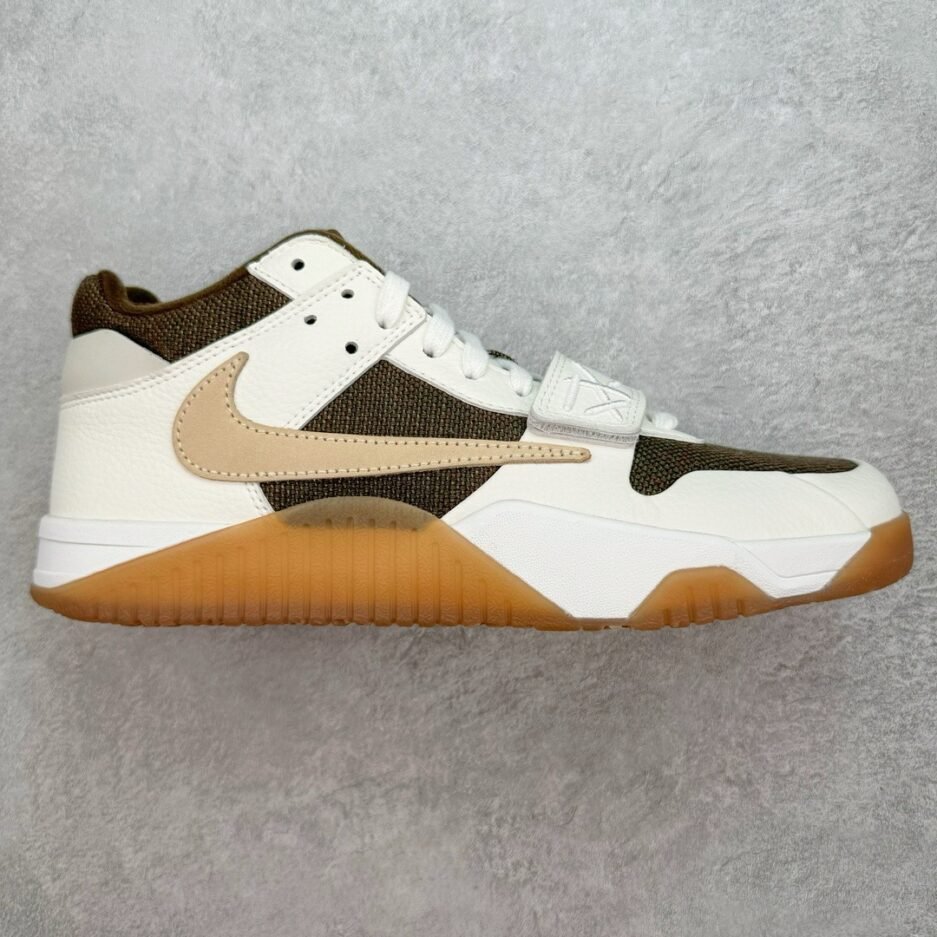 乔丹 Travis Scott x Jordan AJ Cut The Check TS倒鉤聯名魔術貼籃球鞋