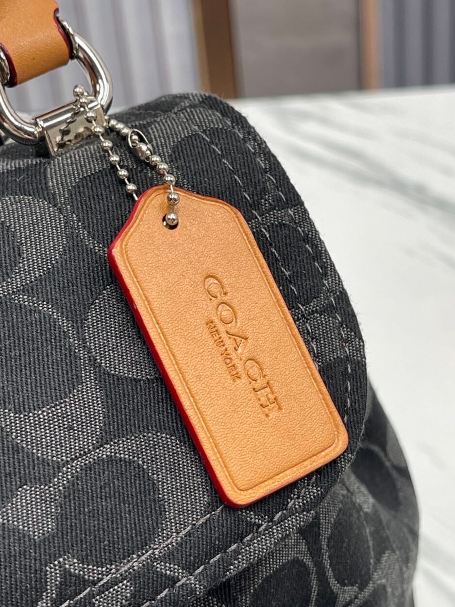 Coach/蔻驰新款 专柜款香布雷丹宁系列型号 CJ833 Riya Backpacks mini双肩背包：圖片 6