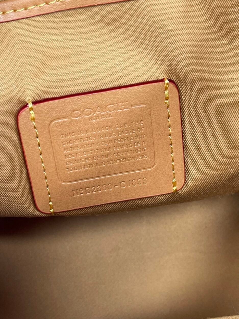 Coach/蔻驰新款 专柜款香布雷丹宁系列型号 CJ833 Riya Backpacks mini双肩背包：圖片 2