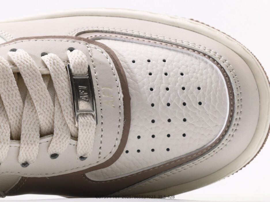 耐克NK WMNS Air Force 1 Shadow 轻量增高低帮百搭板鞋拼接马卡龙：圖片 2