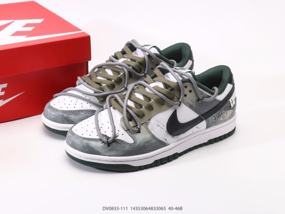 耐克NIKE DUNK LOW 扣篮系列 复古低帮休闲运动滑板板鞋：圖片 2