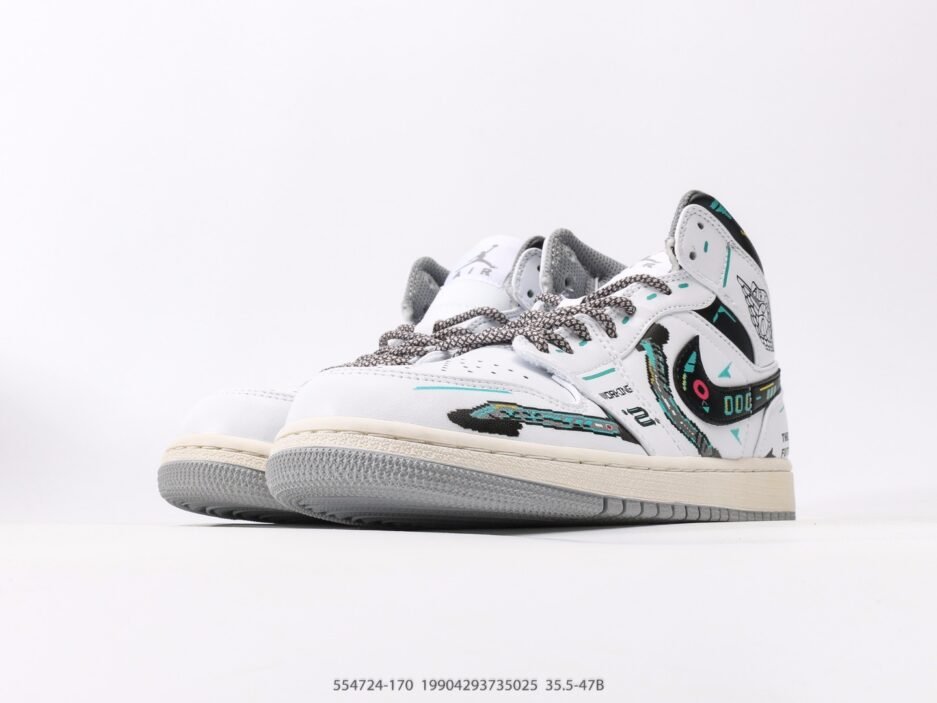 乔丹Wmns Air Jordan 1 MidAJ1乔丹一代中帮:圖片 10