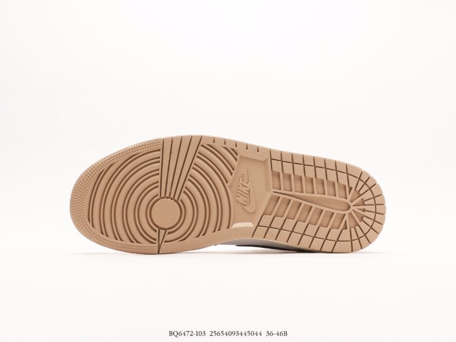 乔丹Air Jordan 1 Mid AJ1乔1中帮文化篮球鞋   黃黑：圖片 5