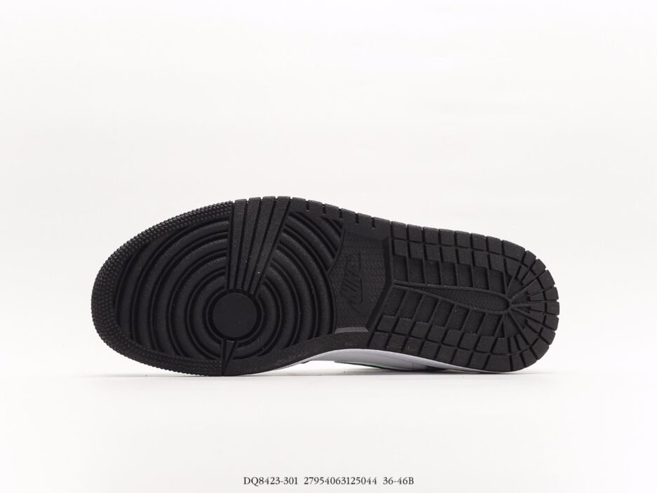 乔丹AIR JORDAN 1 MID AJ1乔1运动鞋复古休闲篮球鞋  綠白：圖片 6