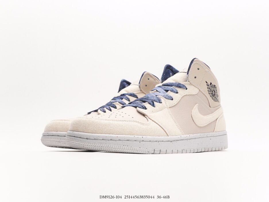 乔丹 Air Jordan 1 Mid SESanddriftAJ1乔丹一代中帮  白色經典：圖片 6