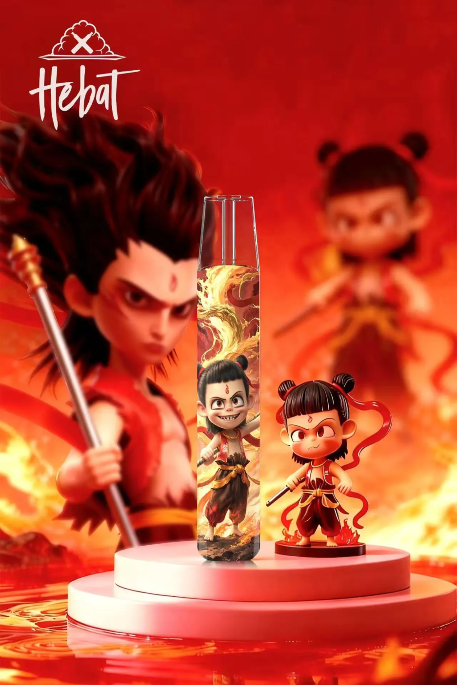 🔥HEBAT喜貝 卡通聯名款 通用一代主機🔥LABUBU 拉布布・蠟筆小新・皮卡丘・東京潮流・小哪吒 特價499：圖片 3