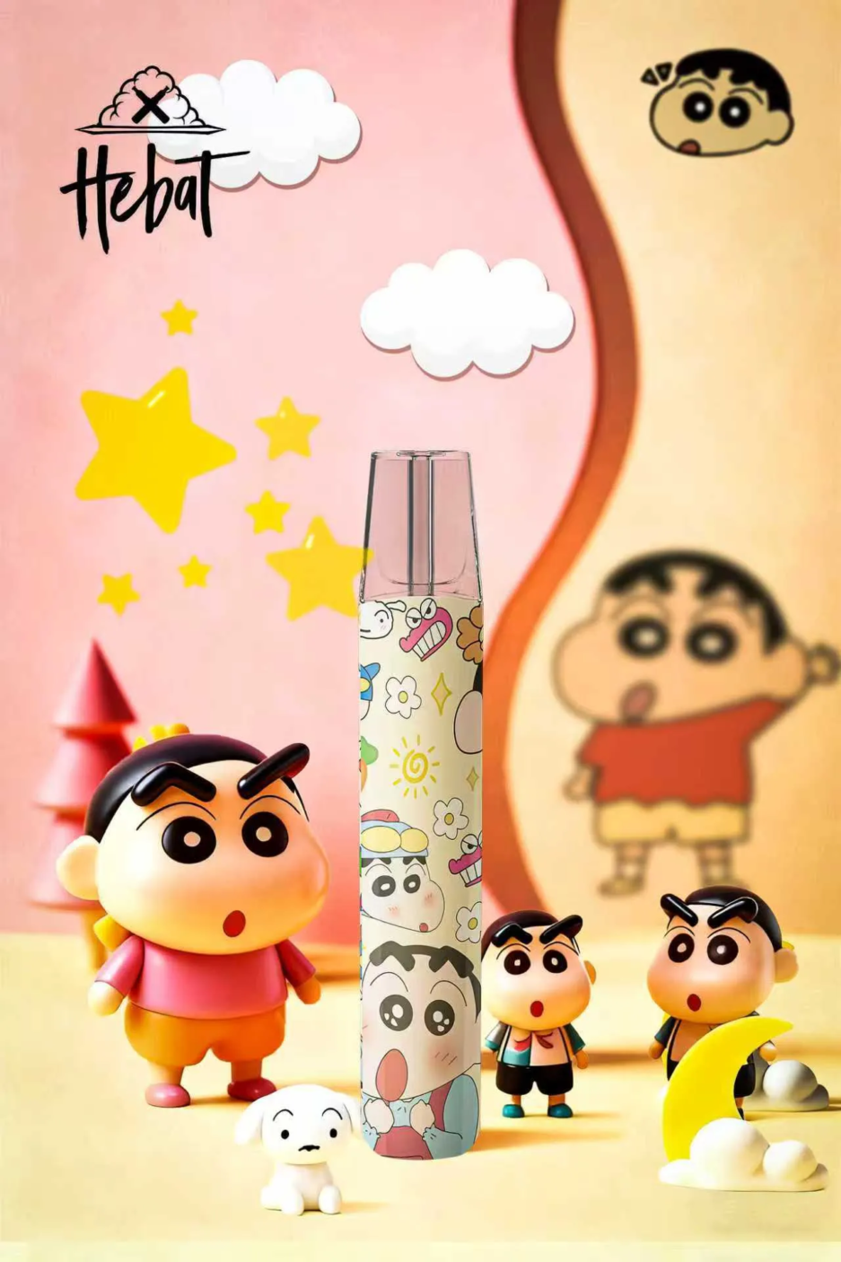 🔥HEBAT喜貝 卡通聯名款 通用一代主機🔥LABUBU 拉布布・蠟筆小新・皮卡丘・東京潮流・小哪吒 特價499：圖片 4