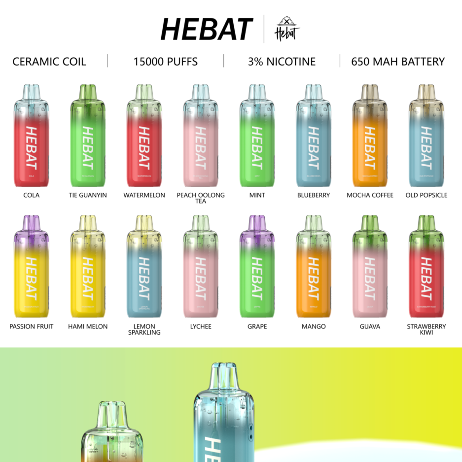 喜唄一次性15000口電子煙｜長效便攜・口感穩定・時尚設計